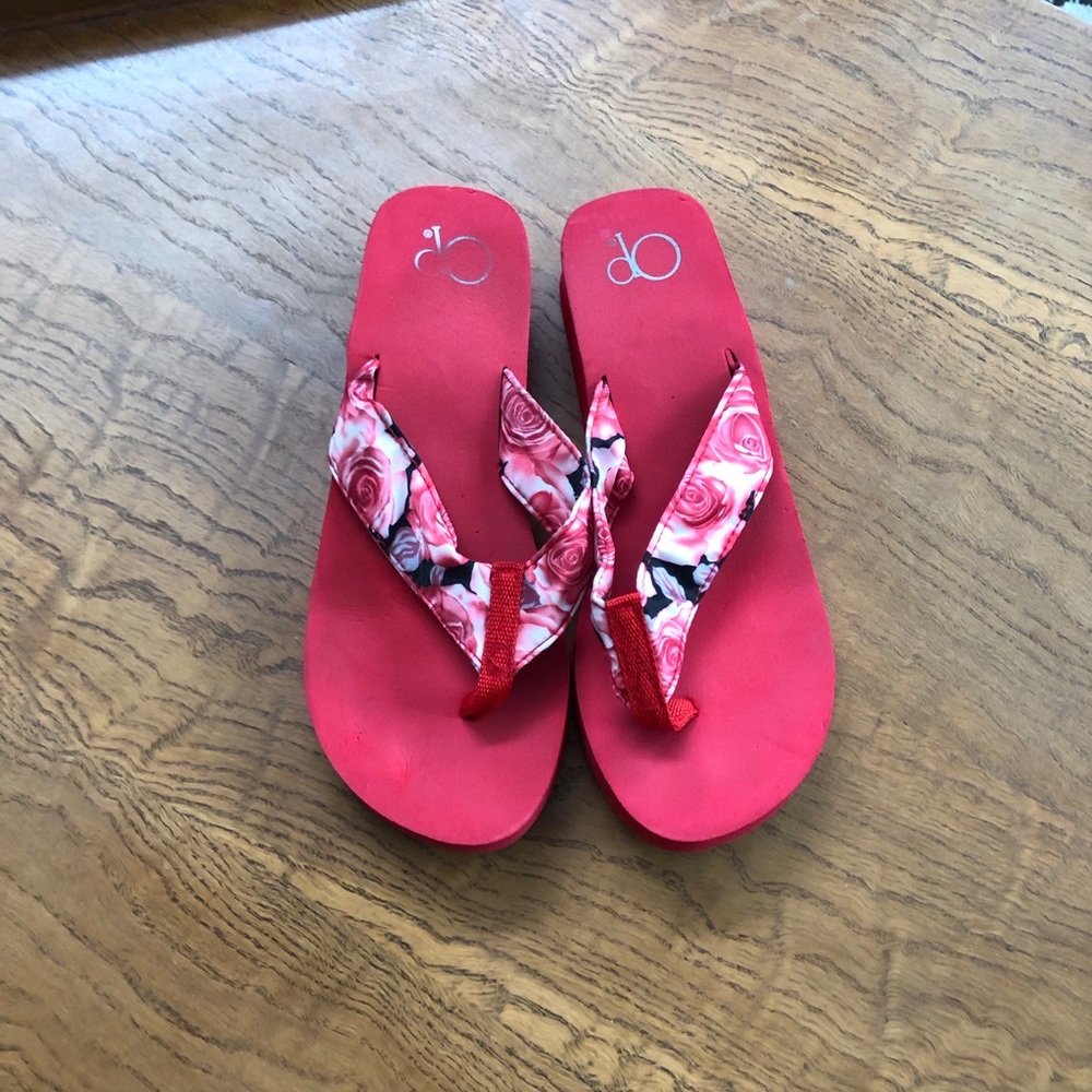 Red OP sandals